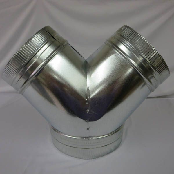 Duct Fitting. Y 12" x 12" x 12"
